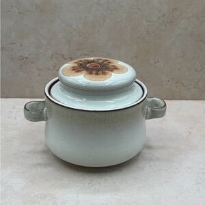 Denby Langley Westbury Individual Lidded Casserole Dish Hand Painted England